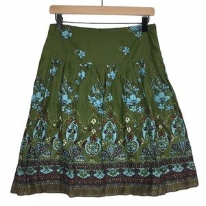 XHILARATION Vintage Y2K Skirt Floral Wildflower Floral Boho Modest Prairie Small
